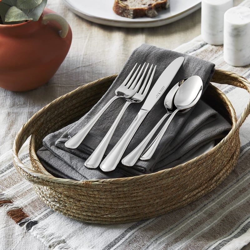 HENCKELS Alcea Flatware Set, 20-Piece, Silver - Image 2
